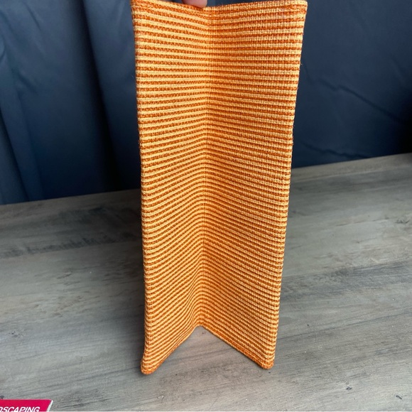 Halloween-themed burlap bag,  "BOO" Bag, Orange, Black‎ - Picture 6 of 10